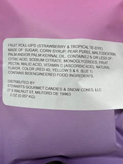 freeze-dried fruit roll-ups