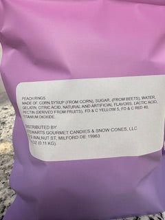 freeze dried peach rings