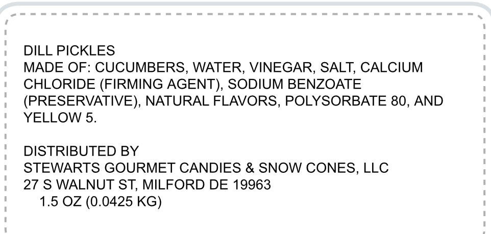 Freeze Dried Dill Pickles