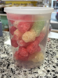 freeze-dried gummy worms