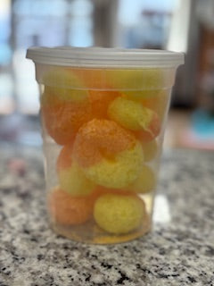 freeze dried peach rings